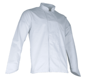 2176 - veste cuisine PC ML blanche UNISEXE