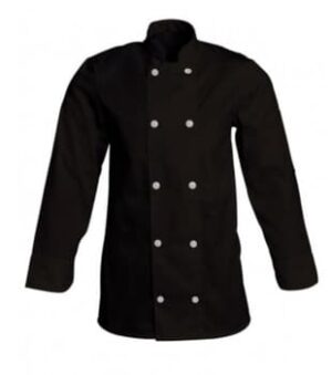 FABML - VESTE CUISINE PC ML UNISEXE BLANC OU NOIR