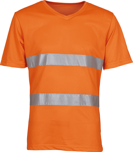 Y910 - TEE-SHIRT HV MC COL V *TOP COOL* ULTRA LEGER – Image 4