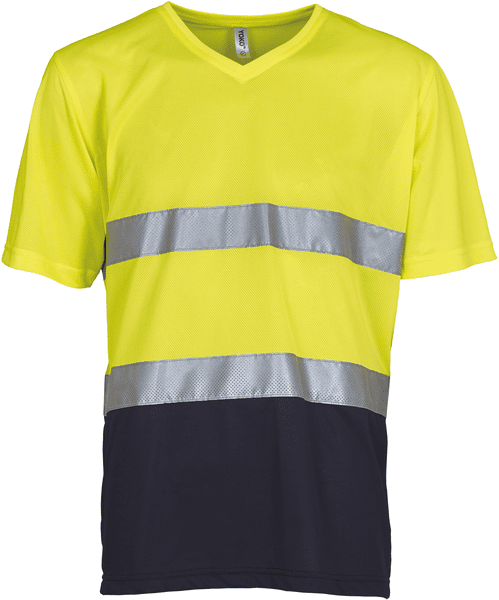 Y910 - TEE-SHIRT HV MC COL V *TOP COOL* ULTRA LEGER – Image 2