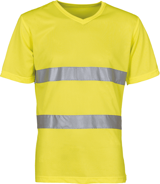 Y910 - TEE-SHIRT HV MC COL V *TOP COOL* ULTRA LEGER – Image 3