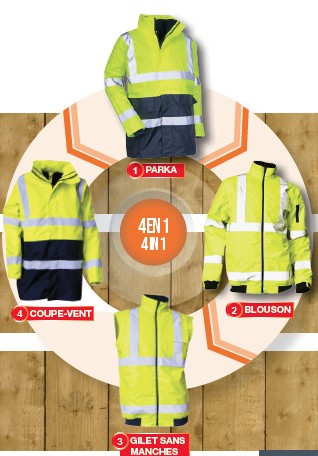 5002 - Parka HV 4 en 1 – Image 4