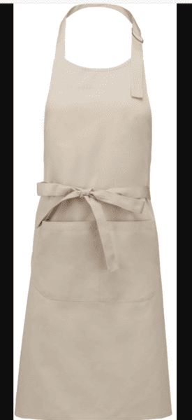 K890 Tablier bavette polycoton avec poche – Image 2
