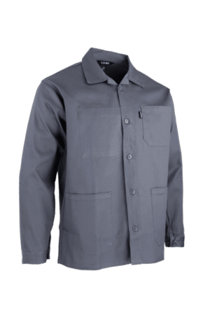 2253 - veste 100% coton gris