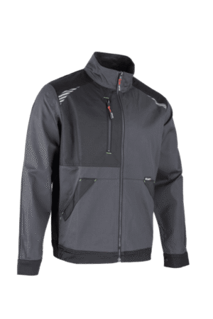 2341 - Veste zippée gris/noir *ZERO METAL*
