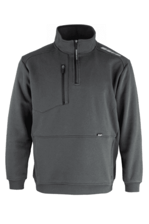 8130 - Sweat col montant zippé