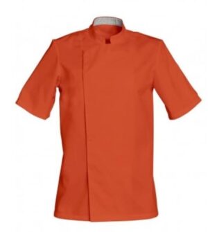 COOKO - VESTE CUISINE PC MC UNISEXE ORANGE