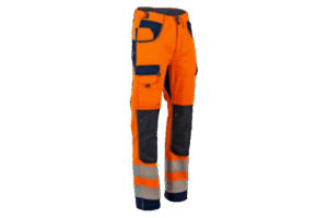 1679- Pantalon multipoches tricolore avec poches genouillères
